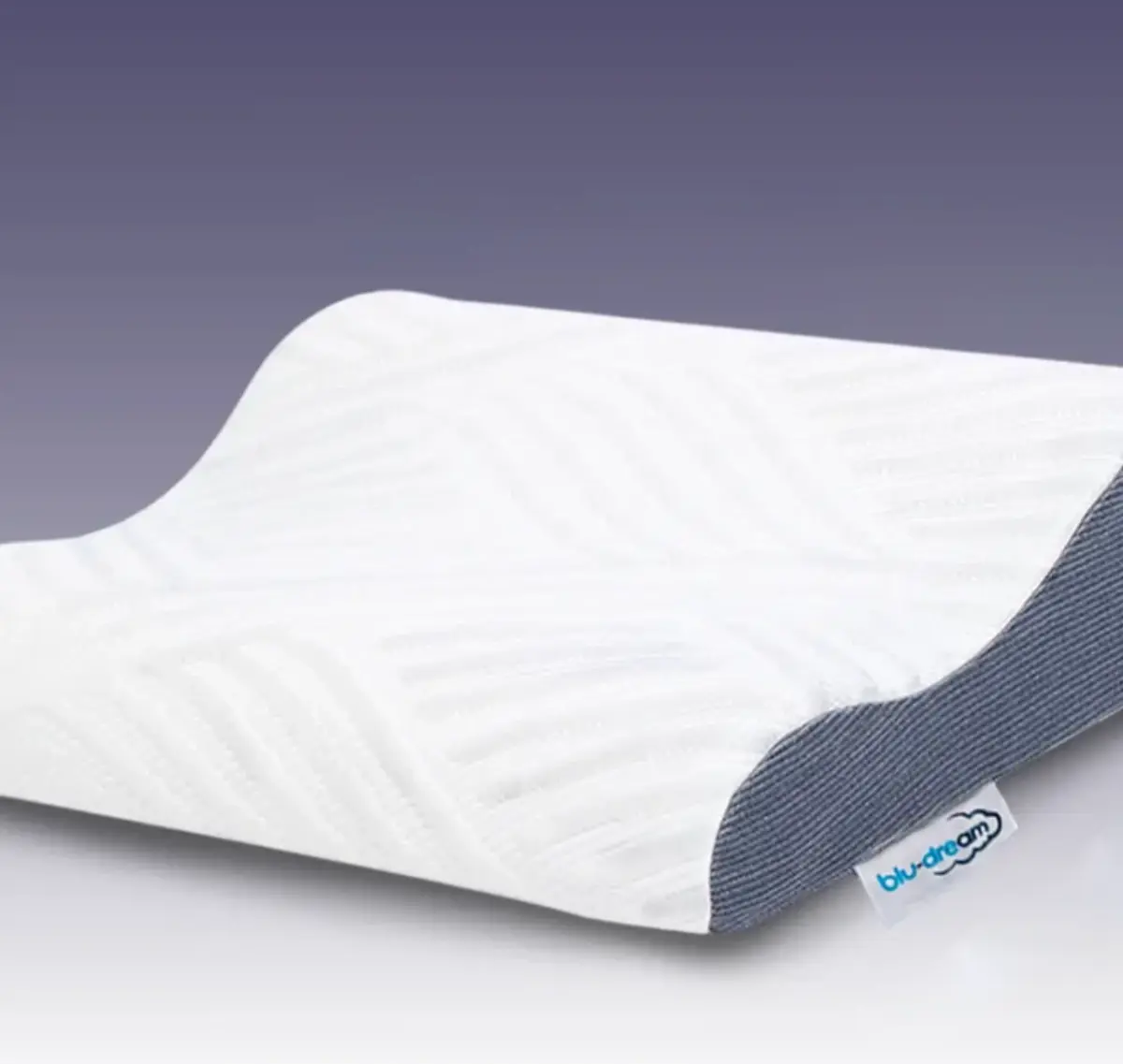 Almohada cervical BluDream Balance Memory Foam para soporte de cuello