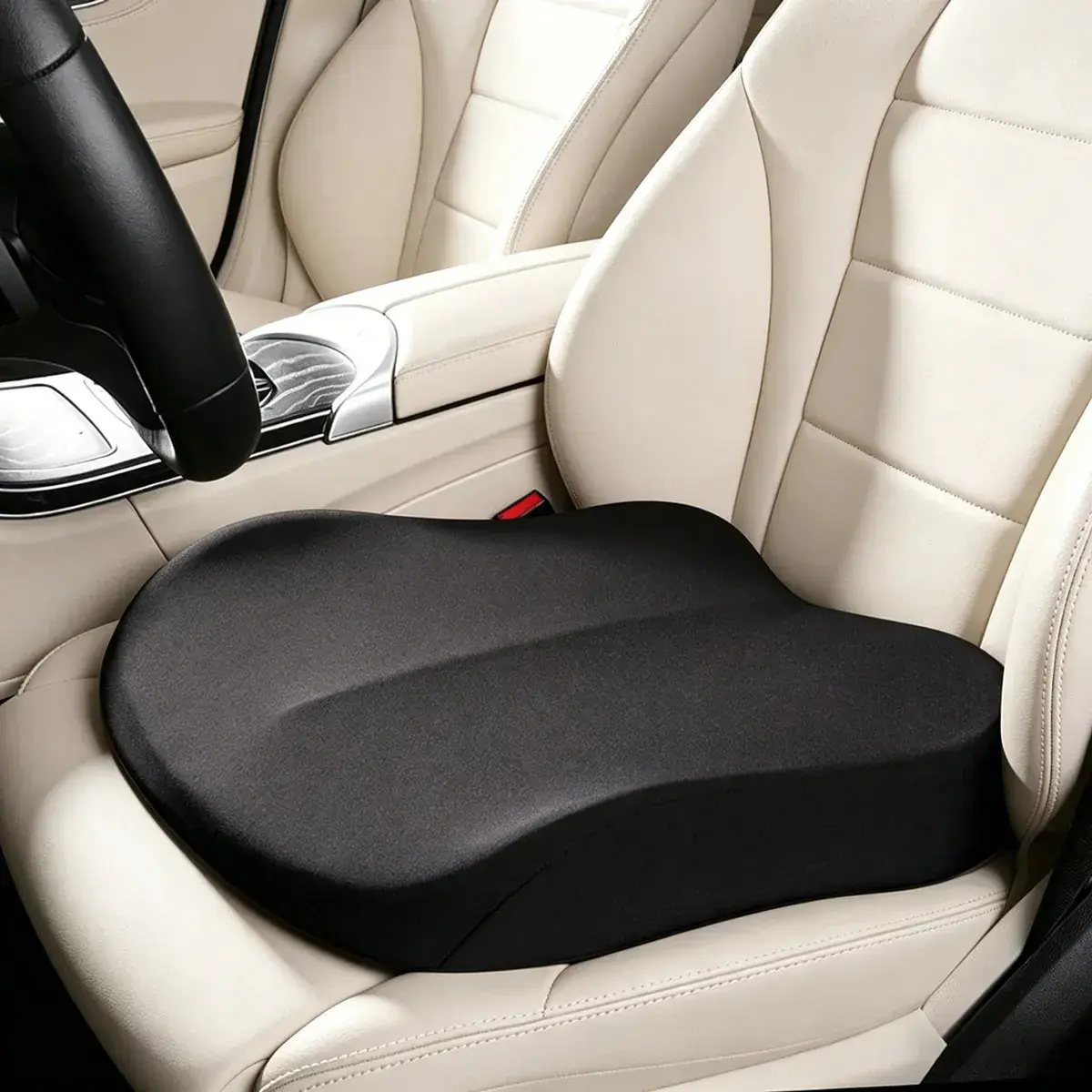 Cojín Hoosufu de espuma viscoelástica para silla de oficina y auto