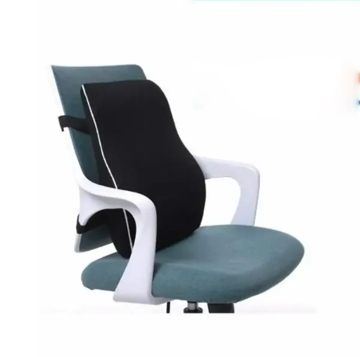 Cojín soporte lumbar ergonómico para silla de oficina y automóvil