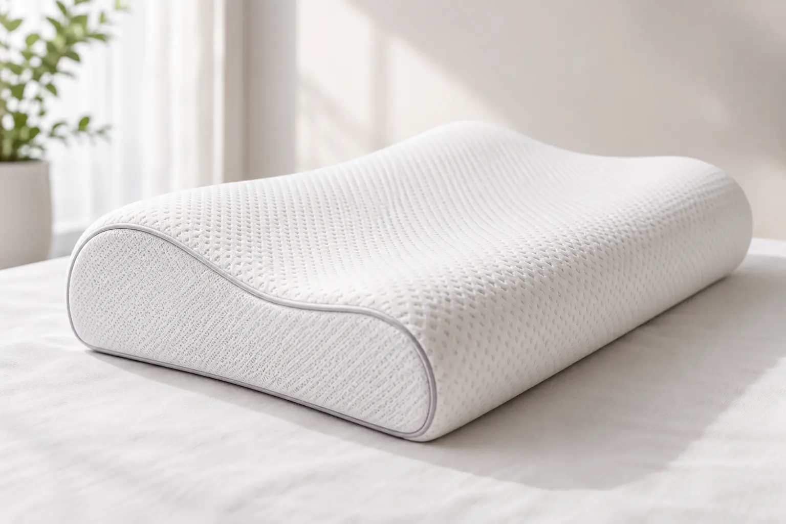 Almohada y descanso para cuidar la comodidad del cuello