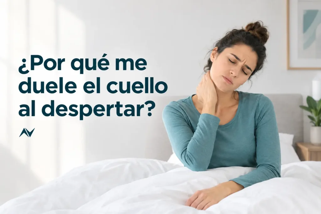 ¿Por qué me duele el cuello al despertar? Causas y qué revisar