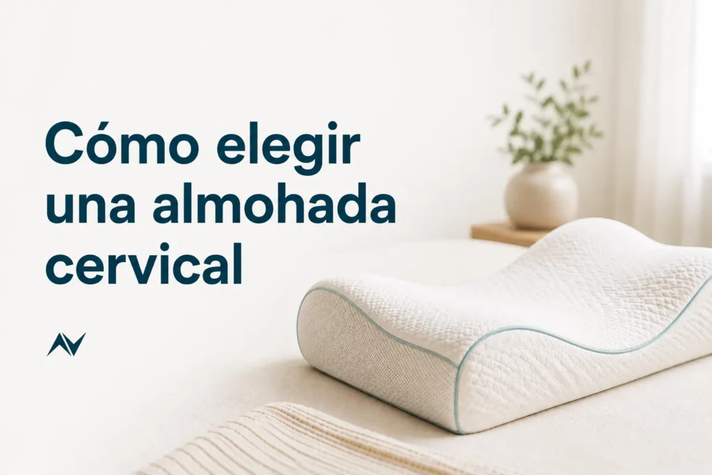 Cómo elegir una almohada cervical según tu forma de dormir