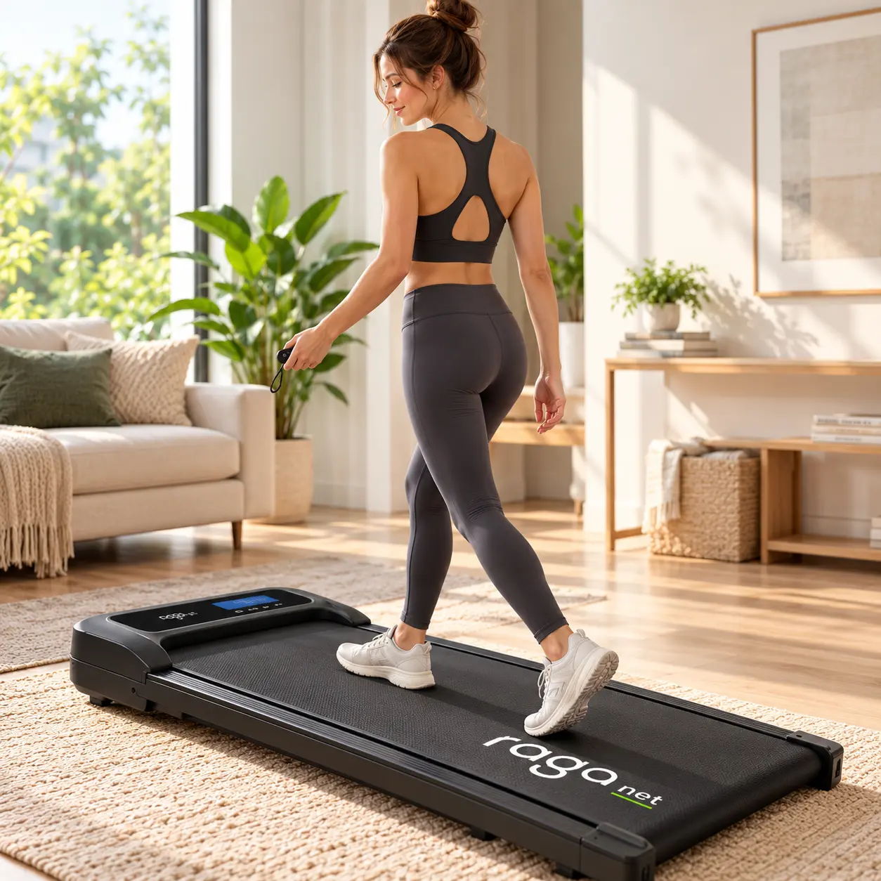 Caminadora eléctrica Walking Pad compacta para caminar y mantenerse activo en casa